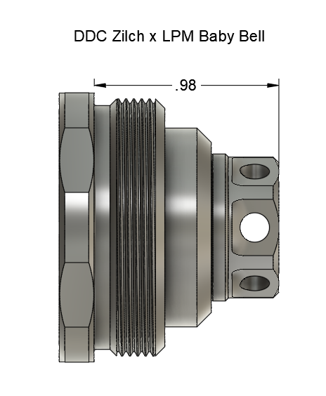 LPM "Baby Bell" Muzzle Brake