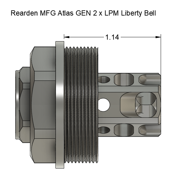 LPM "Liberty Bell" Muzzle Brake