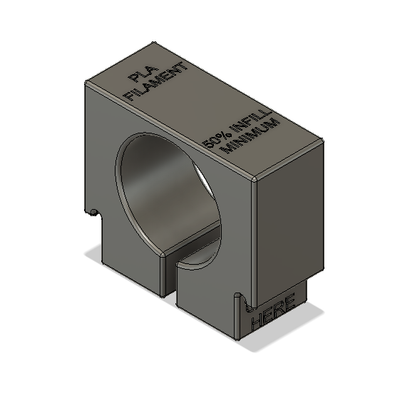 LPM 1.75" 3D Printed Silencer Clamp