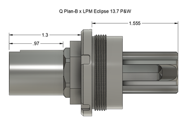 LPM "Eclipse" 13.7" Pin and Weld Flash Hider
