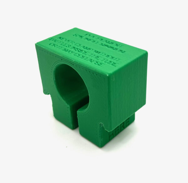 Spark 1.07" 3D Printed Silencer Clamp