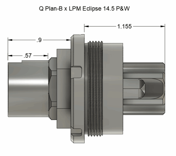 LPM "Eclipse" 14.5" Pin and Weld Flash Hider