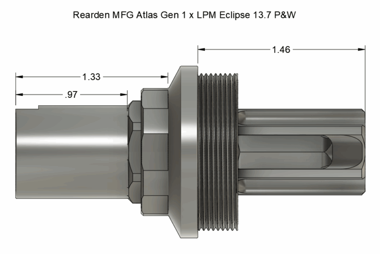 LPM “Eclipse” 13.7″ Pin and Weld Flash Hider – Liberty Precision Machine