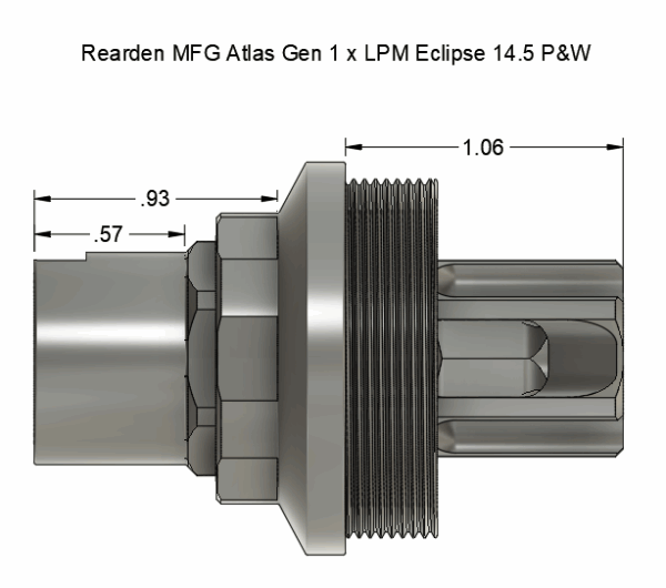 LPM "Eclipse" 14.5" Pin and Weld Flash Hider