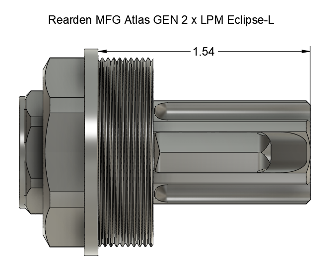 LPM “Eclipse-L” Flash Hider – Liberty Precision Machine